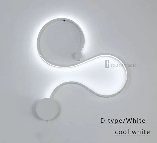 Simple Modern Led Ceiling Light Black&amp;White Body Lustres Led Lamp Living Room Bedroom Beside Room