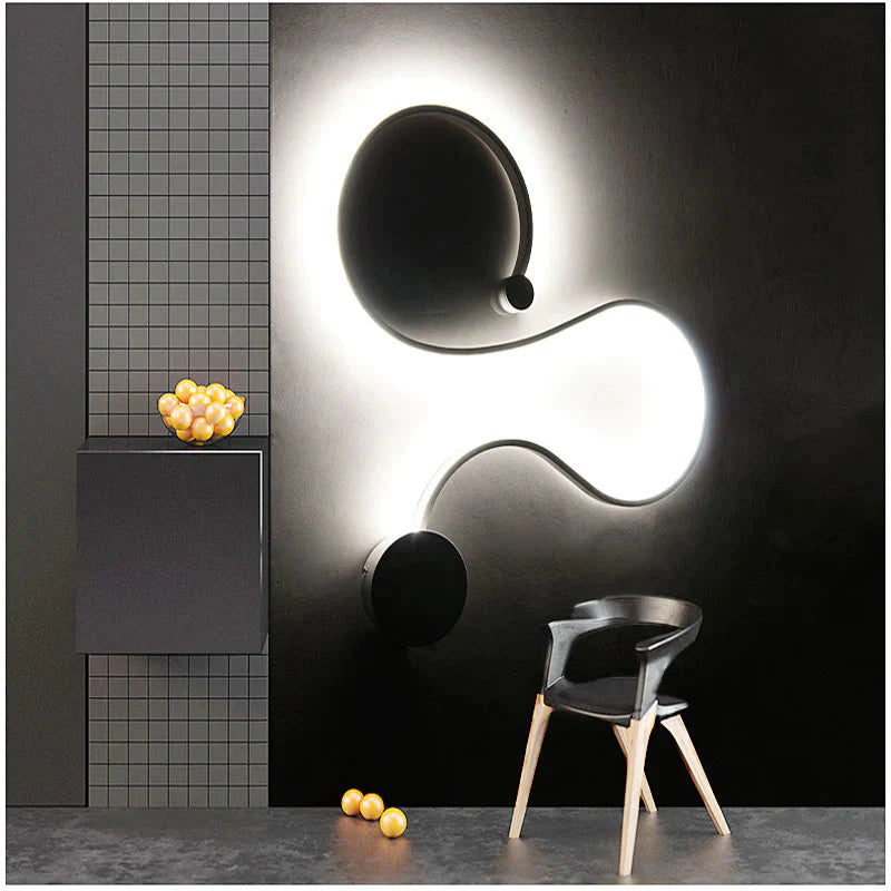 Simple Modern Led Ceiling Light Black&amp;White Body Lustres Led Lamp Living Room Bedroom Beside Room