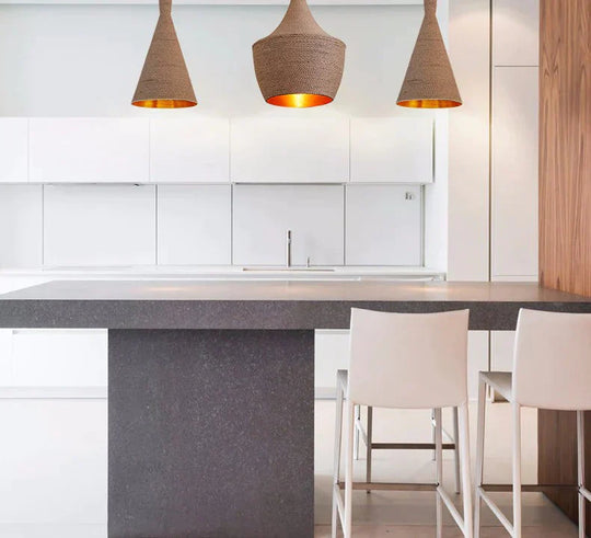 Nordic Modern Pendant Lights Kitchen Lamp Vintage Loft Ceiling Island Hanglamp Dining Room Rope