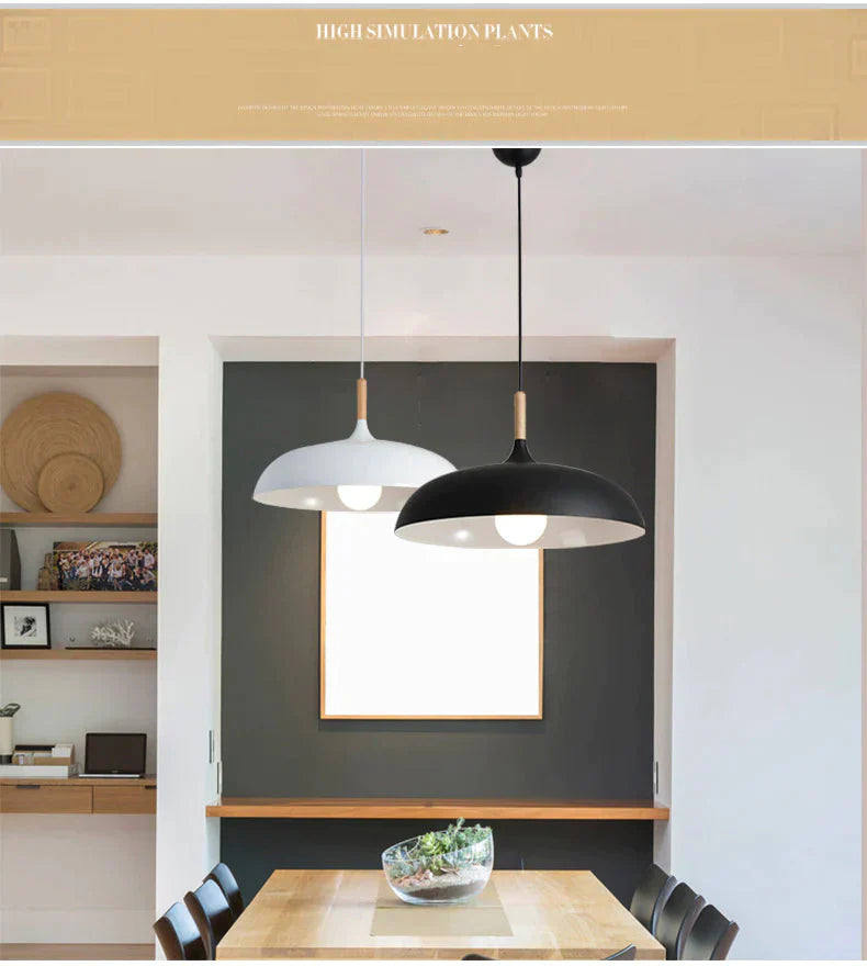 Livewin Led Hanglamp Vintage Loft Pendant Lights/Pendant Lamps Aluminum Suspension Luminaire Wood