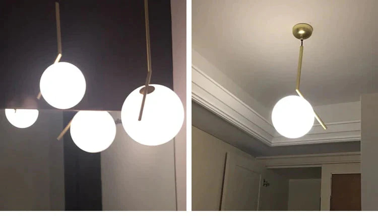 Modern Living Room/Bedroom/Minimalist/Restaurant Pendant Light Nordic Clothing Decoration Glass