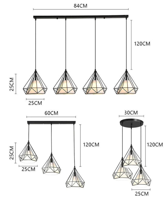 Nordic Home Decoration Modern Pendant Ceiling Lamps Loft Scandinavian Style Light For Kitchen