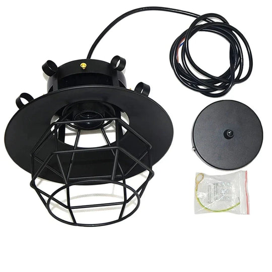 Retro Vintage Industrial Chandelier Lampshade Antique Ceiling Lamp For Home Cafe(Without Bulb)
