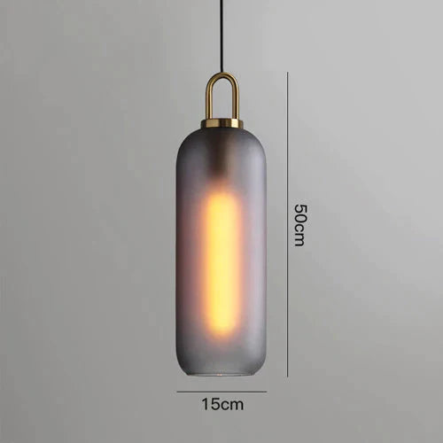 Postmodern Ins Pendant Lights Luxury Restaurant Lamps Nordic Bar Bedroom Bedside Glass Ball Single