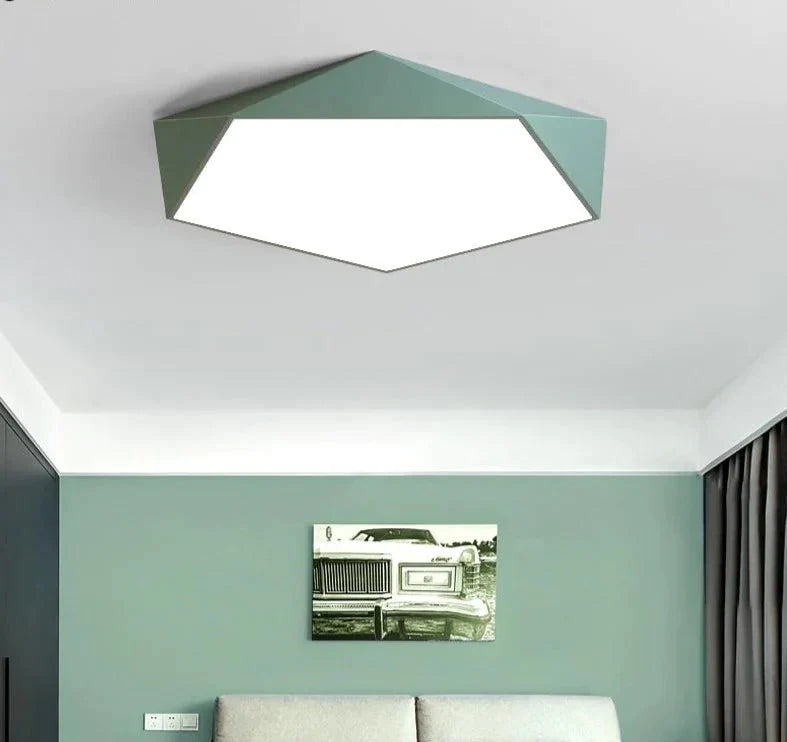 Macarons Ceiling Lights Colorful Lampshade Lamp For Living Room Bedroom Kids Mount Indoor