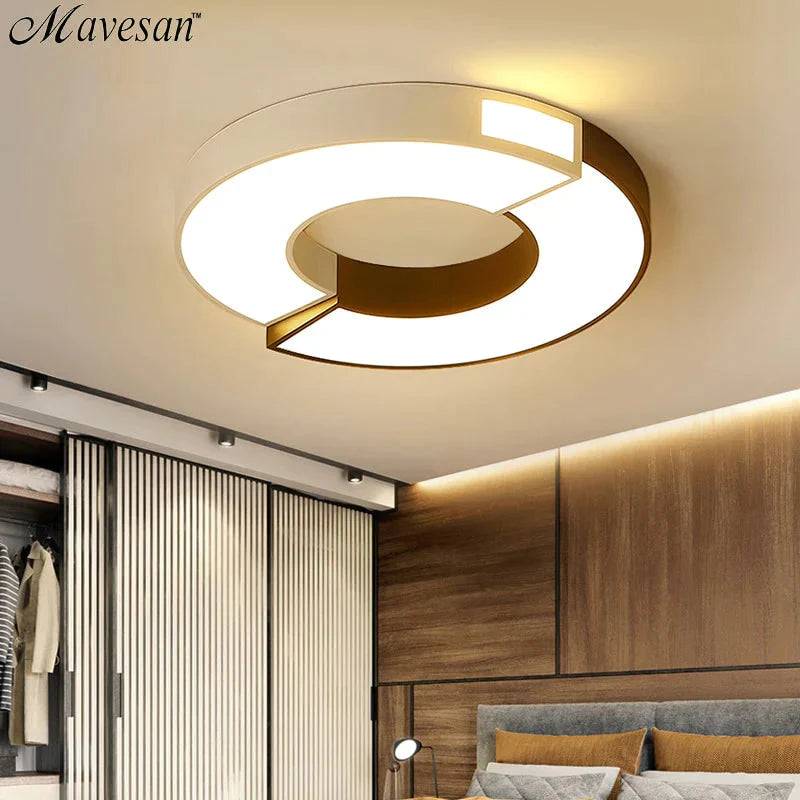 Modern Square Led Ceiling Lights For Living Room White Celling Lamps Bedroom Lighting Fixture