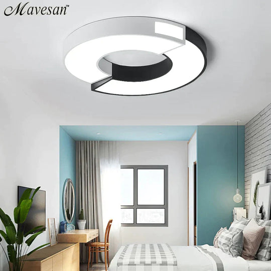 Modern Square Led Ceiling Lights For Living Room White Celling Lamps Bedroom Lighting Fixture