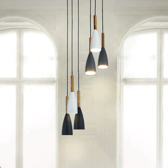 Wood Pendant Lights E27 Led Modern Hanglamp Nordic Lamp Living Room Restaurants Kitchen Dining Bar