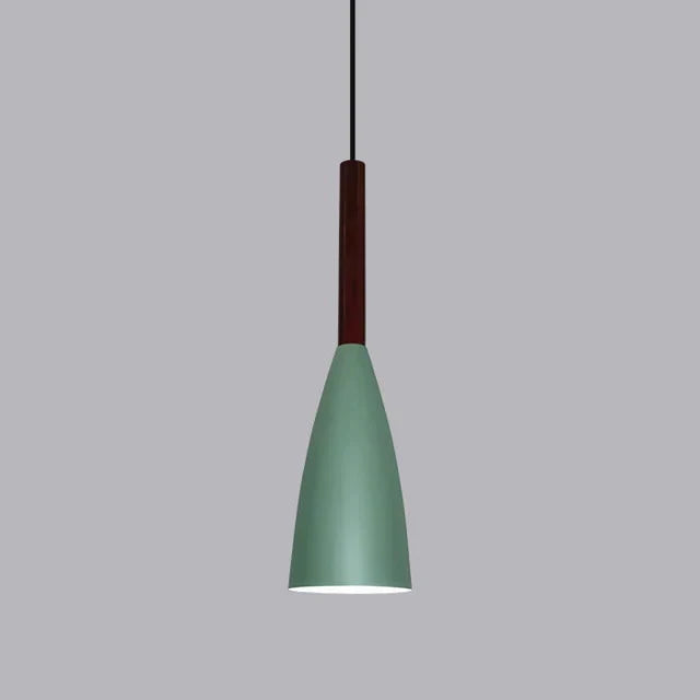 Wood Pendant Lights E27 Led Modern Hanglamp Nordic Lamp Living Room Restaurants Kitchen Dining Bar