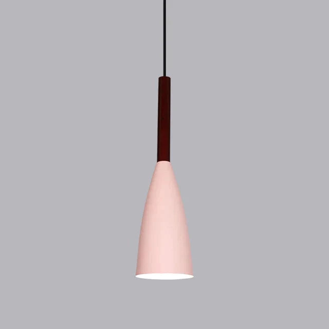 Wood Pendant Lights E27 Led Modern Hanglamp Nordic Lamp Living Room Restaurants Kitchen Dining Bar