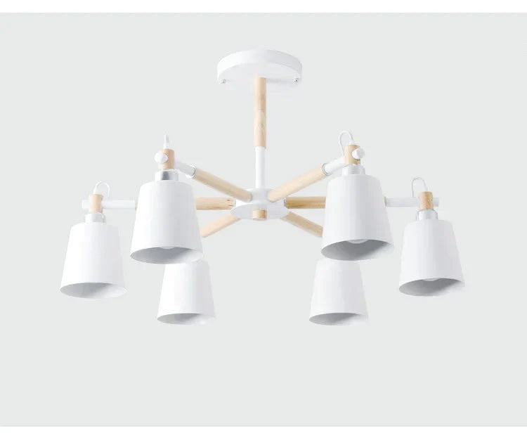 Chandelier Modern Kitchen Lamp Living Room Foyer Lights Light Led Wood Branch Lighting Fixture