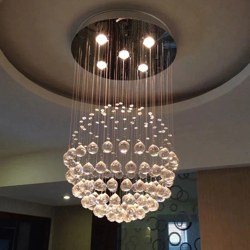Loft Traditional Crystal Retro Chandelier Royal With Gu10 5 Lights For Bedroom Hotel Lobby