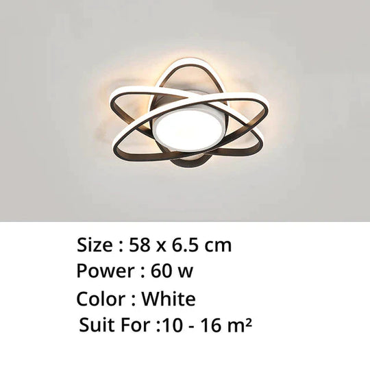 New Modern Led Ceiling Light For Living Room Bedroom Dining Aluminum Body Indoor Home Lamp Lighting