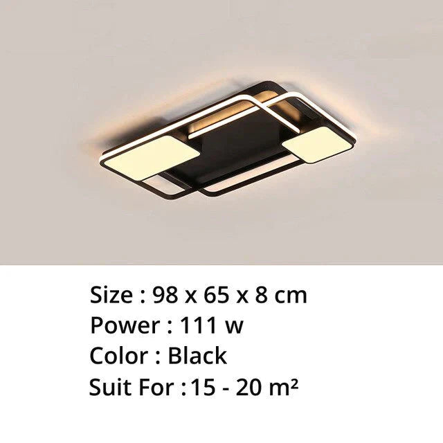New Modern Led Ceiling Light For Living Room Bedroom Dining Aluminum Body Indoor Home Lamp Lighting