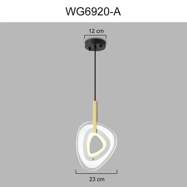 Nordic Led Pendant Lights For Dining Room Bar Bedroom Living Kitchen Creative Art Deco Hanging Lamp