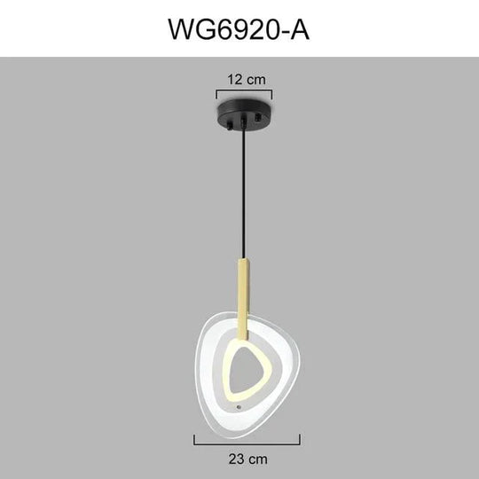 Nordic Led Pendant Lights For Dining Room Bar Bedroom Living Kitchen Creative Art Deco Hanging Lamp