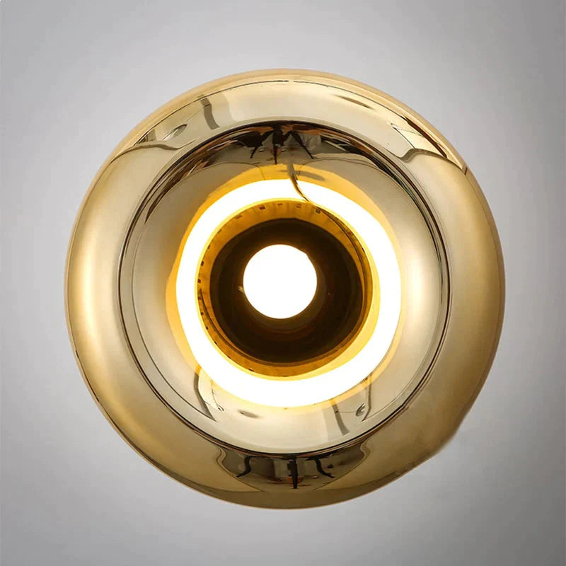 Art Deco Modern Novelty Glass Pendant Light Led E27 With 3 Colors For Parlor Bedroom Dining Room