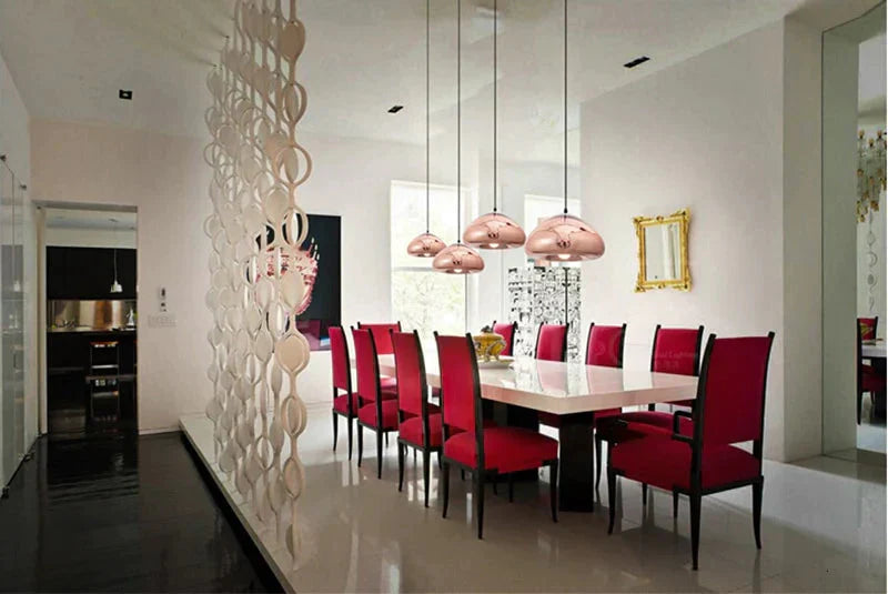 Art Deco Modern Novelty Glass Pendant Light Led E27 With 3 Colors For Parlor Bedroom Dining Room