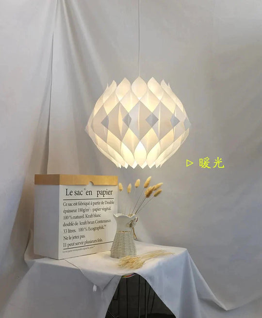 Diy Puzzle Pendant Lamp E27 Pendant Light Cafe Living Room Restaurant Ceiling Decoration Led Hanging