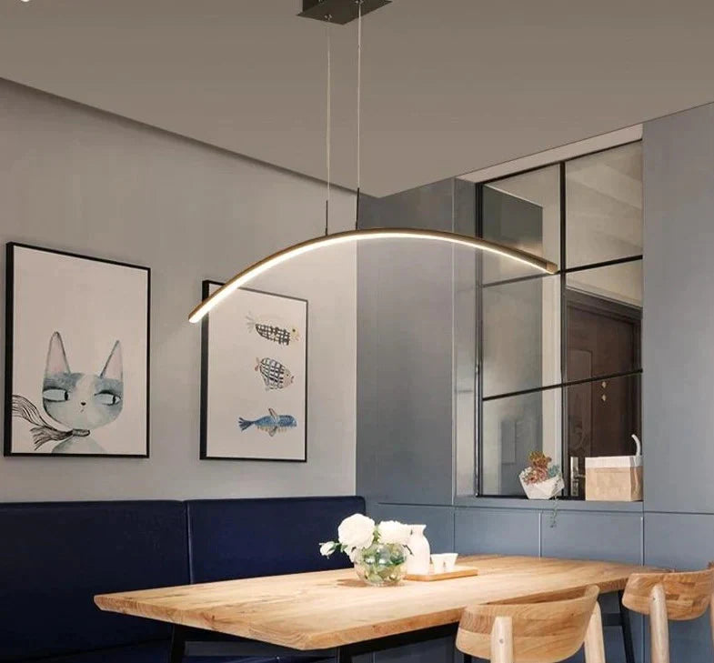 Remote Control Modern Pendant Lights For Kitchen Dining Room Cord Hanging Ceiling Lamps Deco Maison