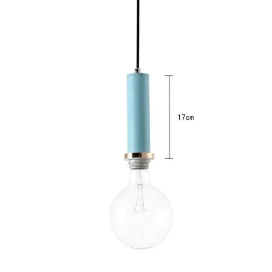 Nordic Macarons Pendant Lights E27 Led Modern Creative Hanging Lamp Design Diy For Bedroom Living