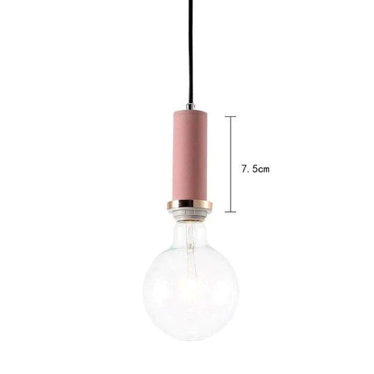 Nordic Macarons Pendant Lights E27 Led Modern Creative Hanging Lamp Design Diy For Bedroom Living