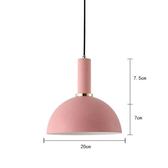 Nordic Macarons Pendant Lights E27 Led Modern Creative Hanging Lamp Design Diy For Bedroom Living