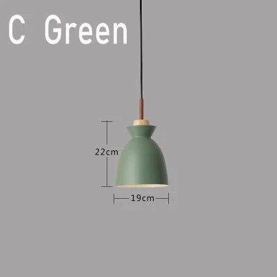 Pendant Lights Nordic Personality Art Creative Macaron Restaurant Living Room Bedroom Office Solid