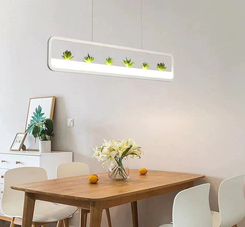 White Natural Green Pendant Lights Used To Decorate The Dining Room Living Indoor Lamp Luminaire
