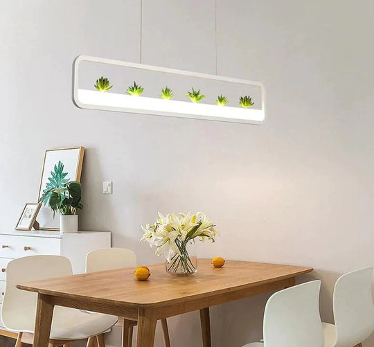 White Natural Green Pendant Lights Used To Decorate The Dining Room Living Indoor Lamp Luminaire