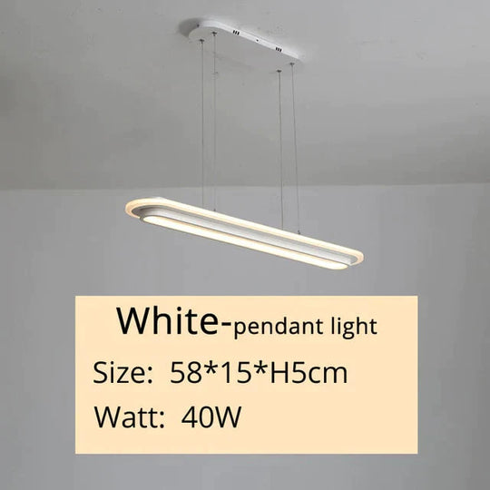 Pendant Lights For Living Hallway Corridor Dining Room Lighting Lamp Modern New Fixture White Black