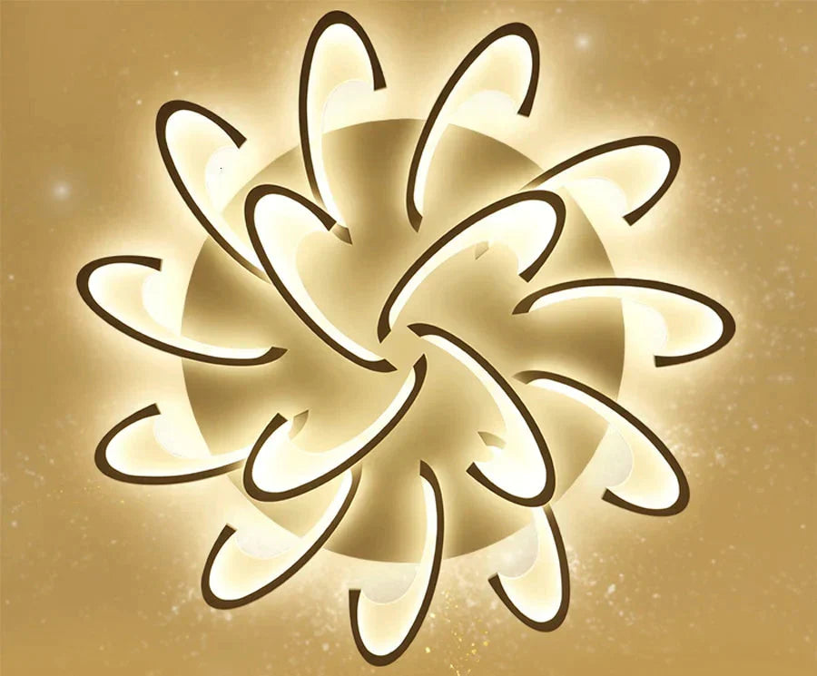 Remote Control Led Ceiling Light With Ultra - Thin Acrylic Lamp For Living Room Bed Flush Mount