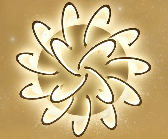 Remote Control Led Ceiling Light With Ultra - Thin Acrylic Lamp For Living Room Bed Flush Mount