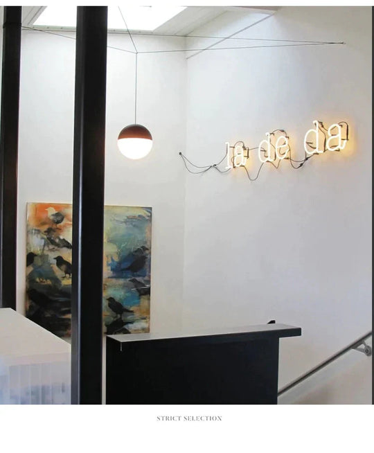 Bedside Modern Pendant Lamp Led Wire Suspension Lights Chandelier Loft Decor Kitchen Island Glass