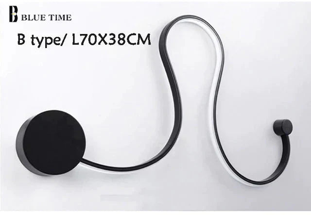 Simple Modern Led Ceiling Light Black&amp;White Body Lustres Led Lamp Living Room Bedroom Beside Room