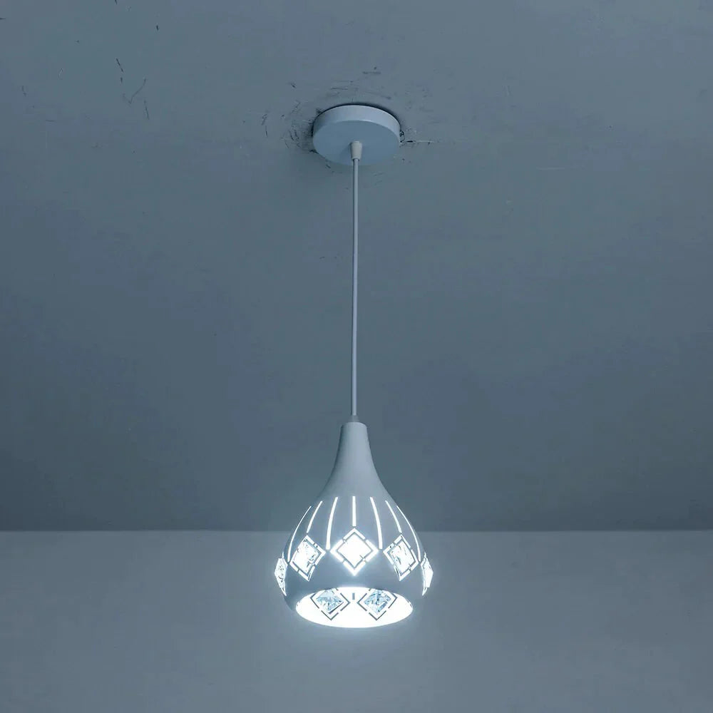 Led Crystal Hanging Light E26 E27 Pendant Cord Loft Lamps For Living Room Aisle Corridor Kitchen