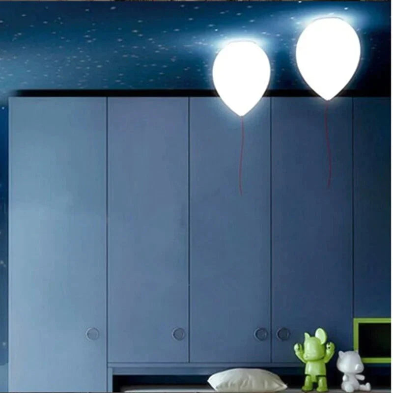 Nordic Milk White Balloon Pendant Lighting Fancy Creative Bedroom Children’s Room Decor Lamp