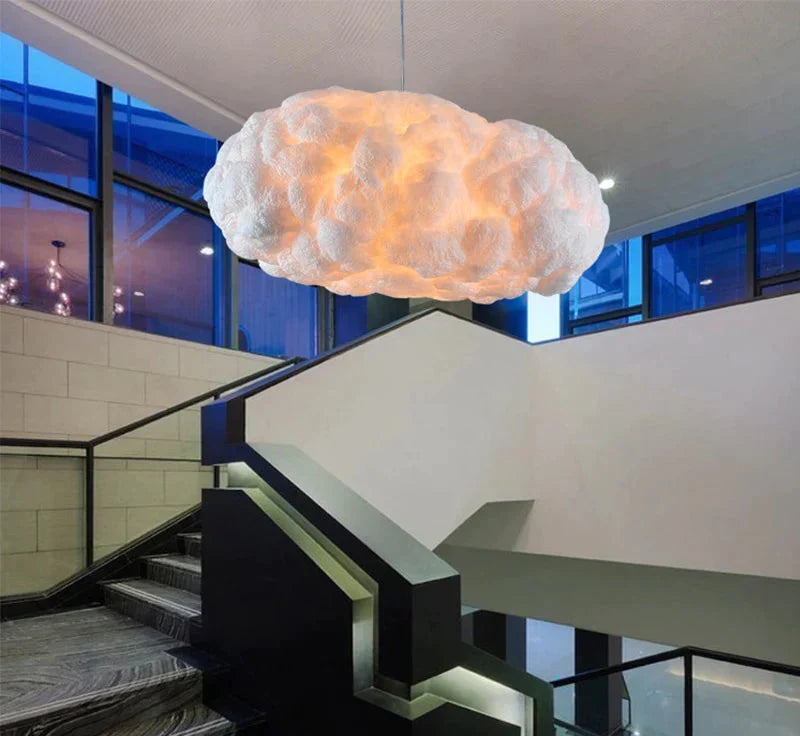 Nordic Clouds Pendant Lights Silk Lamp Dark Hanglamp Personality Decorate Hanging Light For Hotel