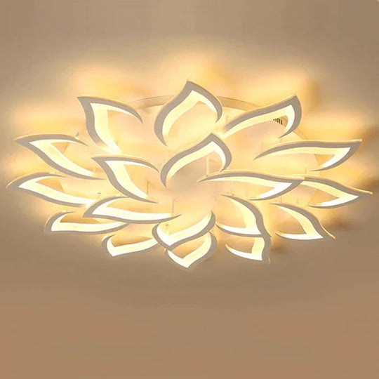 Acrylic Ceiling Lamp Living Room Kitchen Bedroom Modern Remote Control Colorful Atmosphere Light