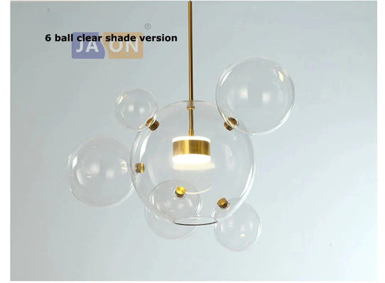 Led Nordic Iron Glass Mickey Gradual Blue Lamp Light.pendant Lights.pendant Lamp.pendant Light For