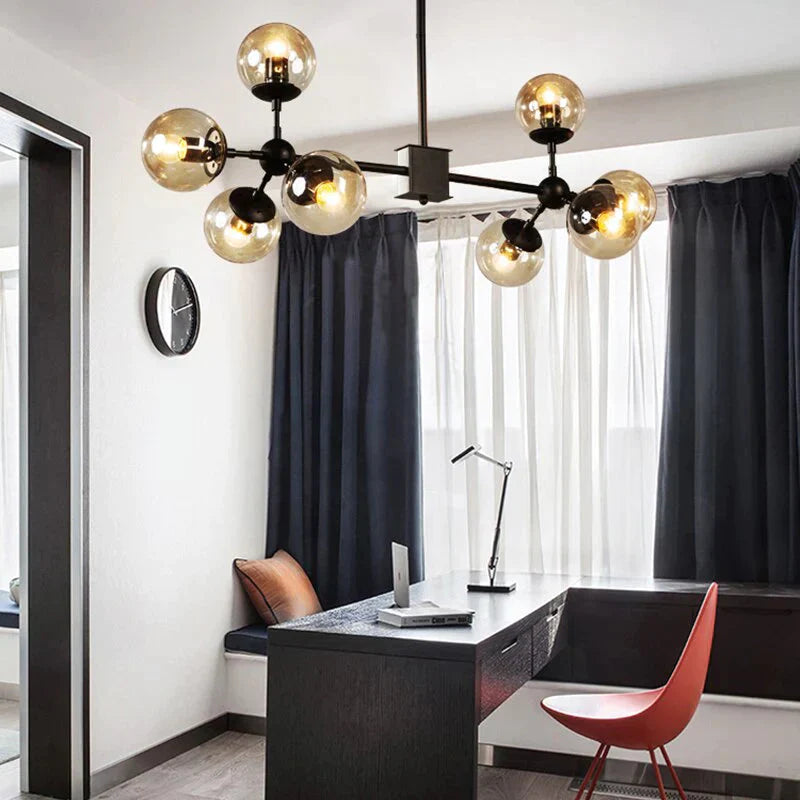 Modern Glass Pendant Light Nordic Dining Room Kitchen Hanglamp Designer Hanging Lamp Avize Lustre