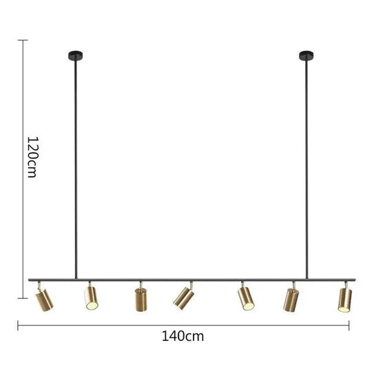 Europe Nordic Copper Brass Pendant Lights Modern Lamp Bedroom Dinning Bar Hanglamp Golden Spotlight