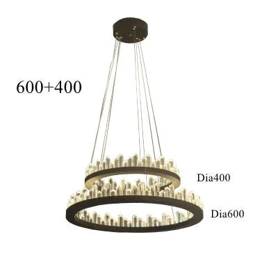 Modern Chandelier Lustre Led Living Room Crystal Lamp Hotel Villa Exhibition Hall Art Decoration