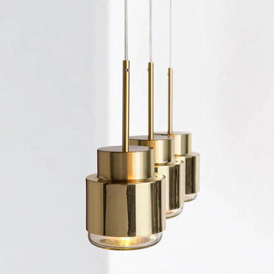 Pendant Lights Hanglamp Hanging Lamp Nordic Golden Restaurant Bedroom Bedside Metal Simple