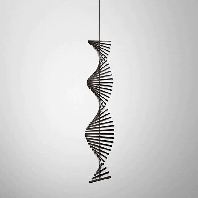 Creative Pendant Light Modern Fishbone Hanging Lamp For Bedroom Restaurant Office Minimalist