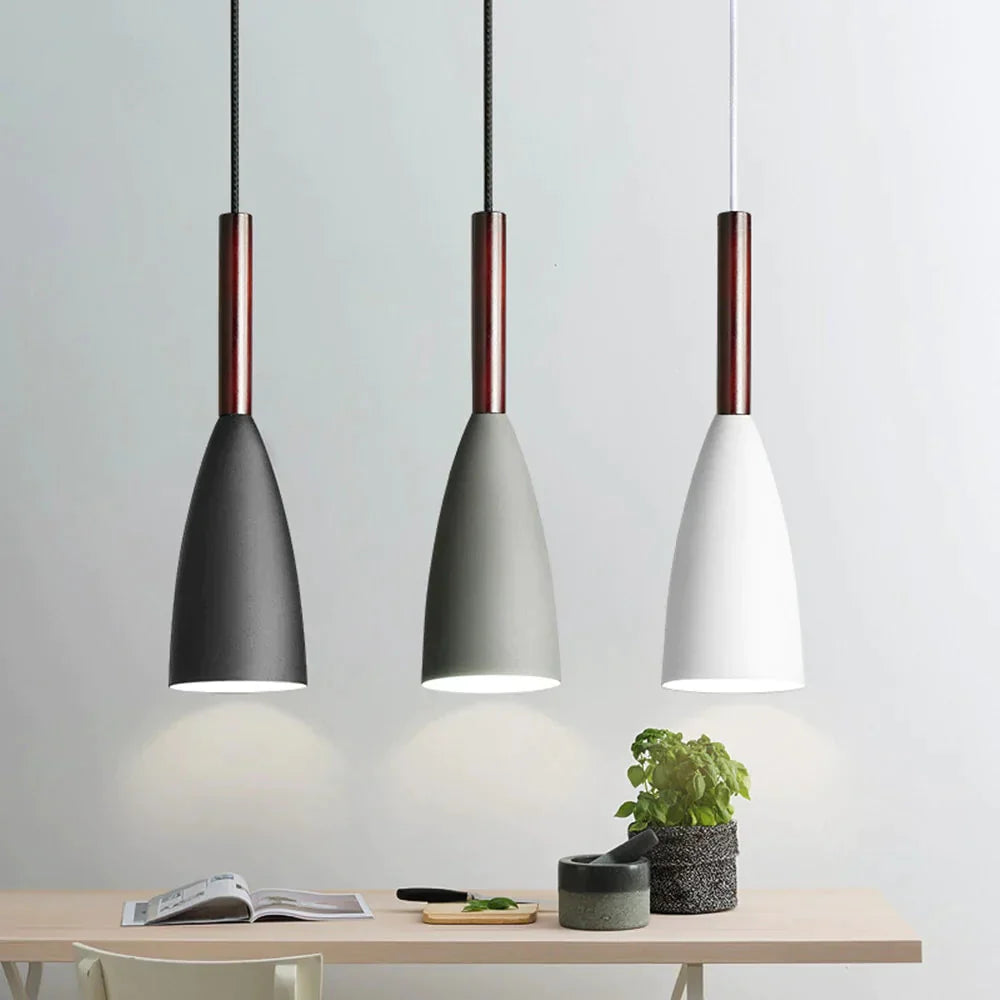 Nordic Simple Pendant Light E27 Led Modern Led Hanging Lamp For Bedroom Living Room Lobby
