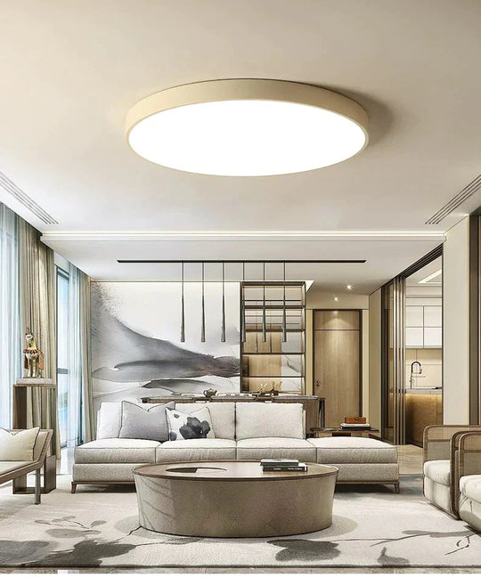 Metal Modern Led Ceiling Light Black&amp;White Simple Chandelier Lamp For Living Room Bedroom Dining