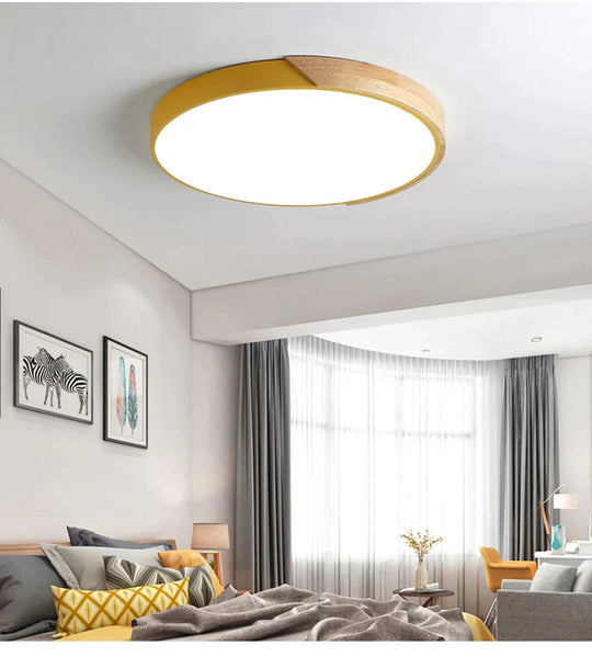 Modern Led Ceiling Light For Living Room Lighting Fixtures Bedroom Kitchen Surface Mount Lamp White