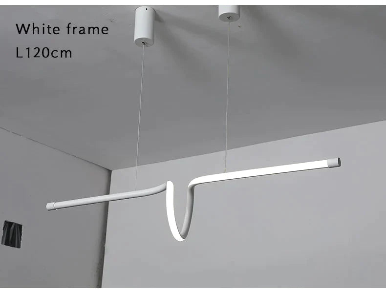 Blue Time Led Pendant Light For Home Modern Ceiling Lamp Dining Room Kitchen Living Hanging