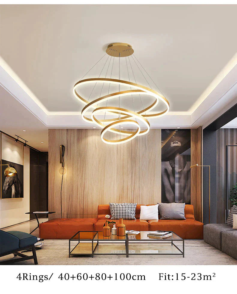 High Quatily Modern Led Pendant Light For Large Living Room Staircase Dining Kitchen Hotel Hanging